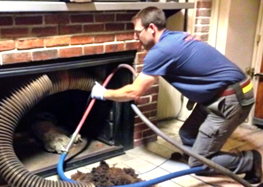 Fireplace and flue cleaning in Marble Falls, TX