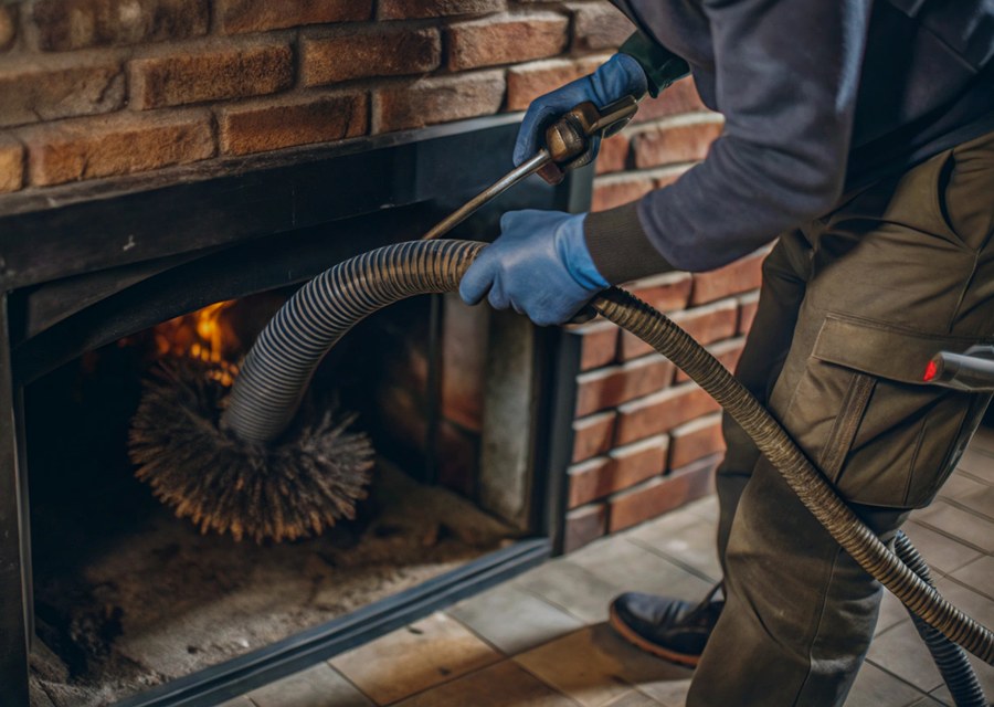 Fireplace and flue cleaning in Oxford, MA