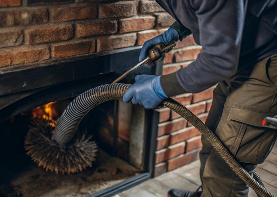 Fireplace and flue cleaning in Anahuac, TX
