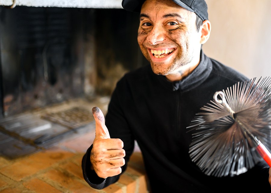 Fireplace and flue cleaning in Smithville, TX