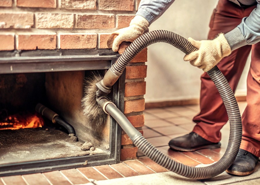Fireplace and flue cleaning in Blanco, TX