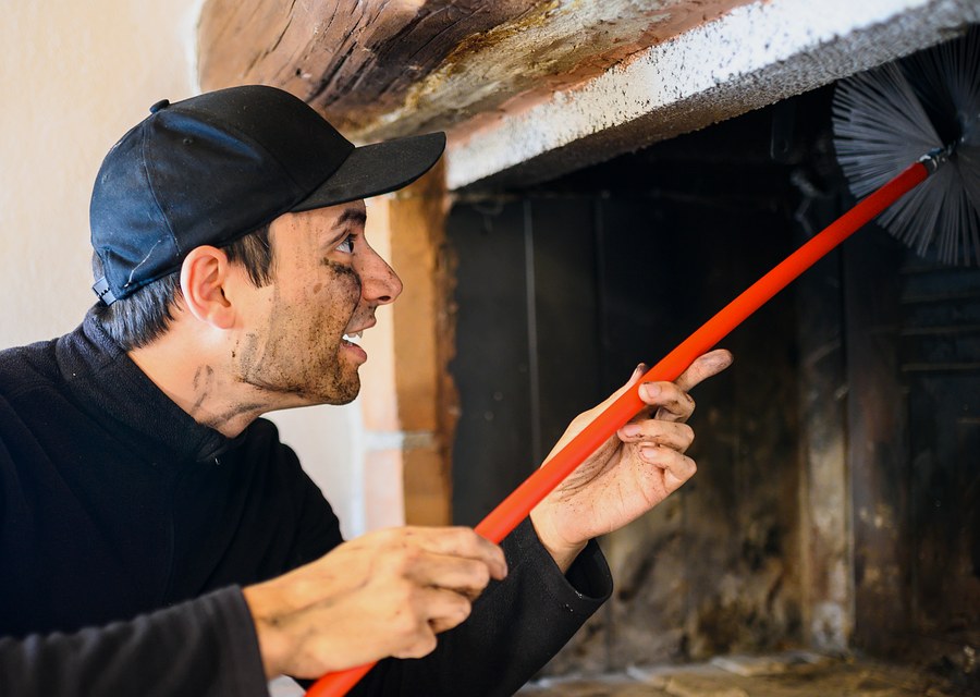 Fireplace and flue cleaning in Anna, TX