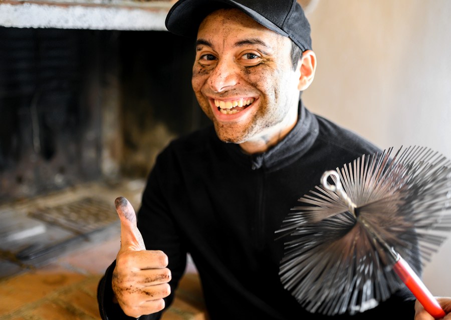 Fireplace and flue cleaning in Manor, TX