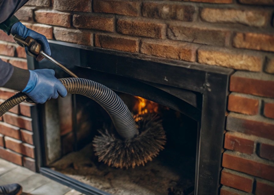 Fireplace and flue cleaning in Leominster, MA