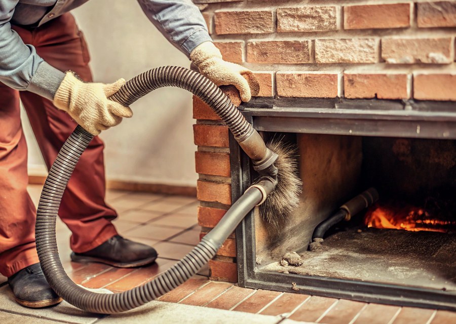 Fireplace and flue cleaning in North Richland Hills, TX