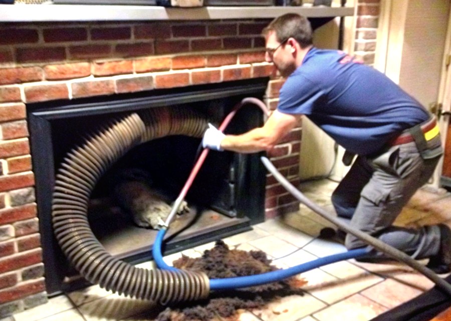 Fireplace and flue cleaning in Montague, MA