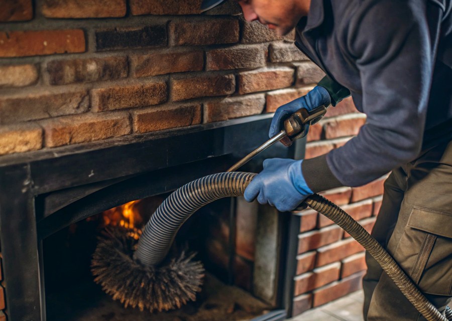 Fireplace and flue cleaning in Natalia, TX