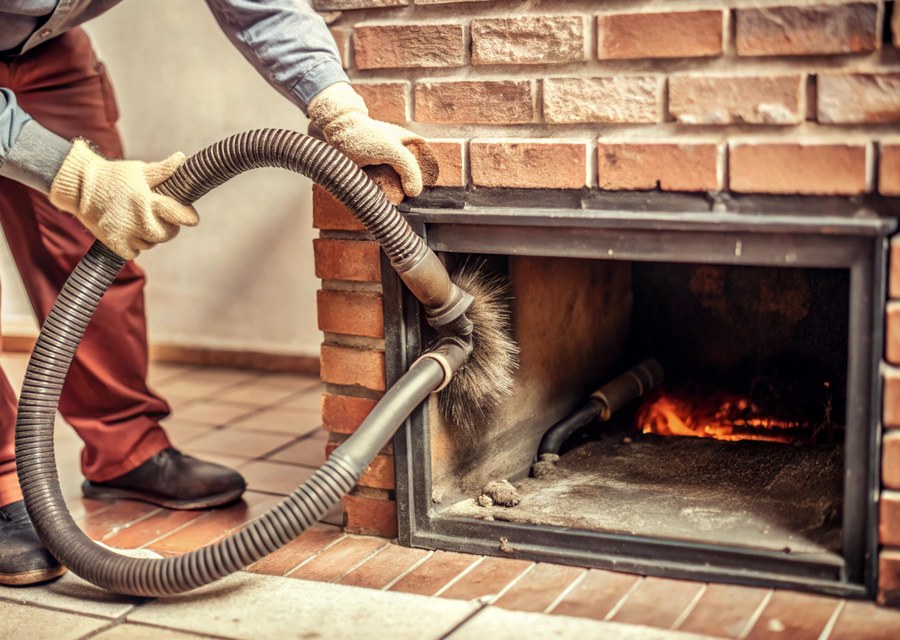 Fireplace and flue cleaning in Bacliff, TX