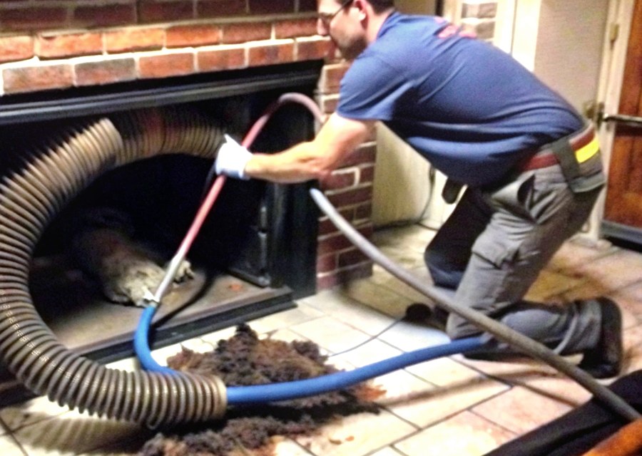 Fireplace and flue cleaning in Bedminster, PA