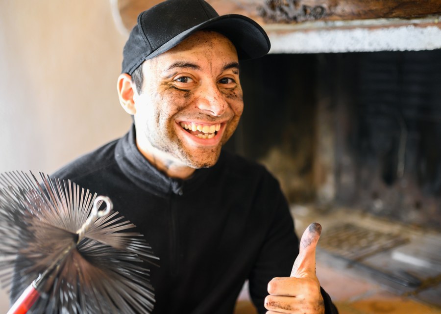 Fireplace and flue cleaning in Buda, TX