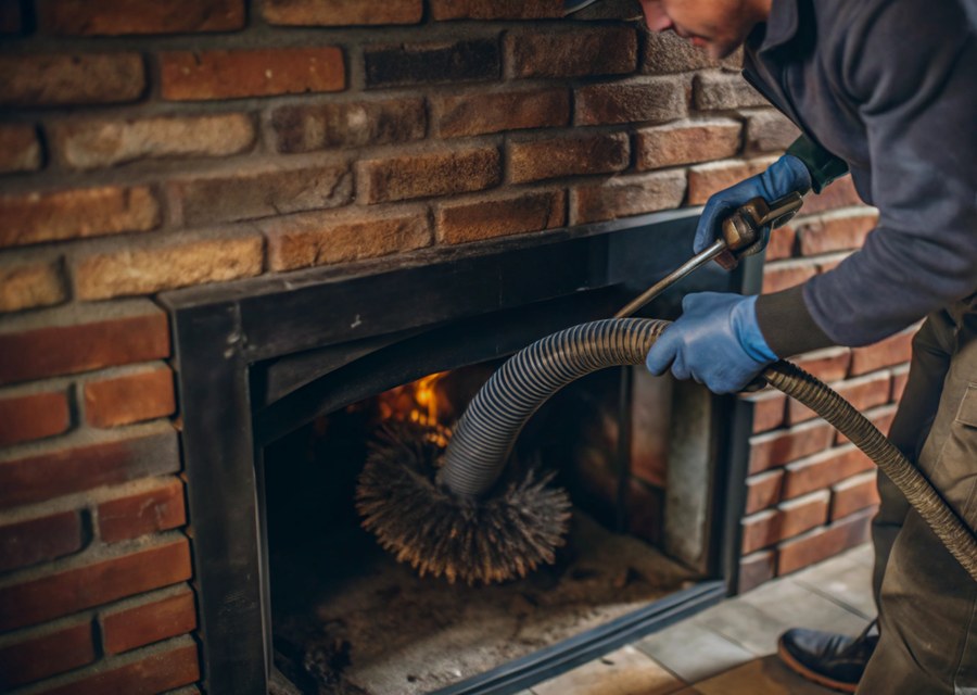 Fireplace and flue cleaning in Shirley, MA