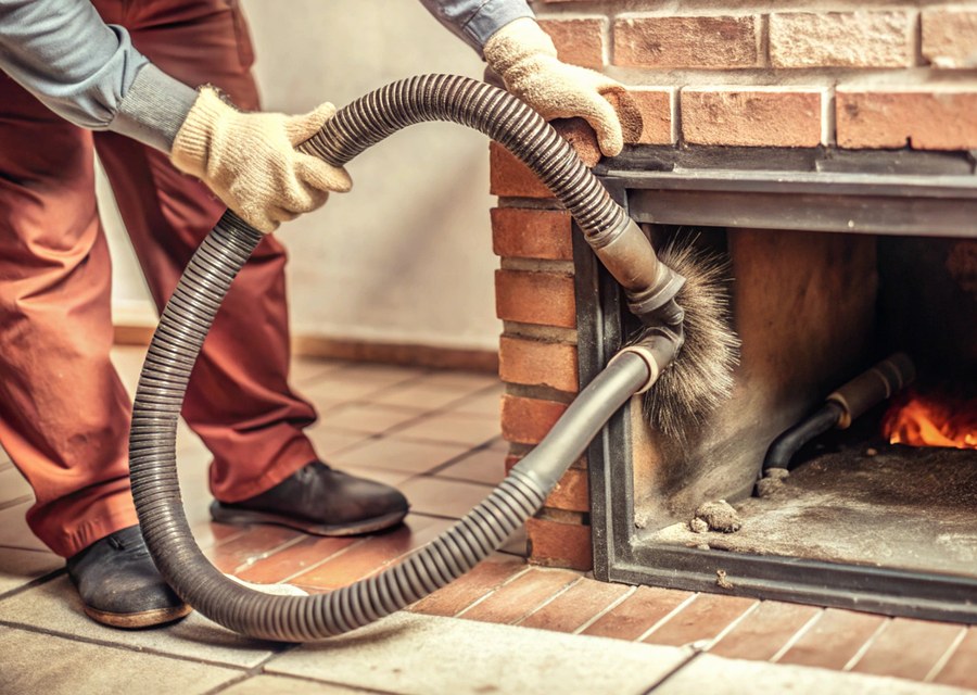 Fireplace and flue cleaning in Schertz, TX