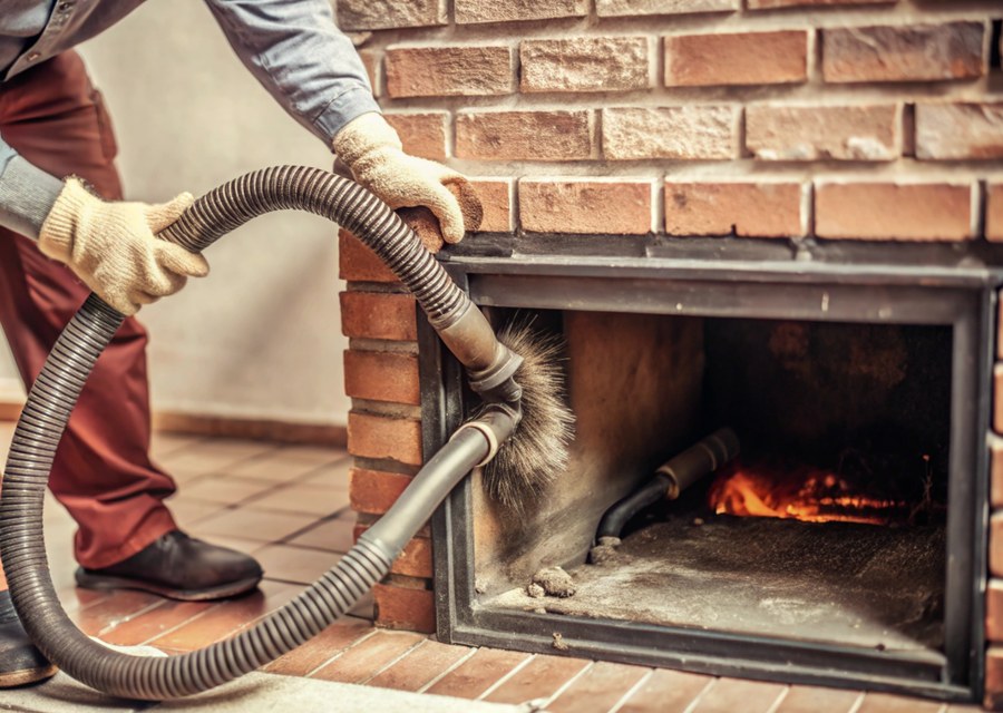 Fireplace and flue cleaning in Thorndale, TX