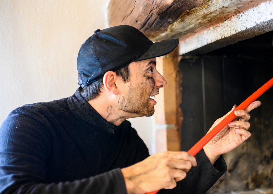 Fireplace and flue cleaning in Flower Mound, TX