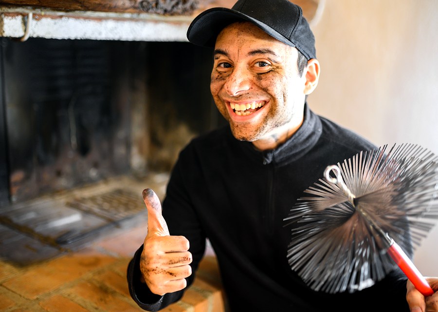 Fireplace and flue cleaning in Hadley, MA