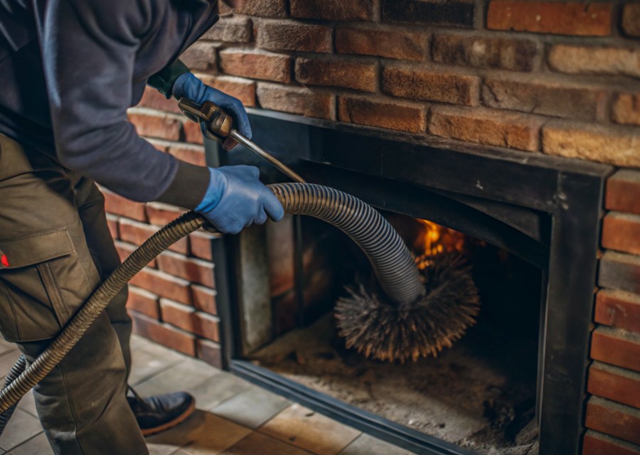 Fireplace and flue cleaning in Framingham, MA