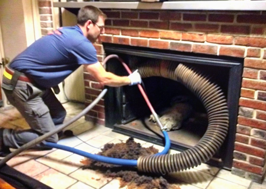 Fireplace and flue cleaning in Northampton, PA