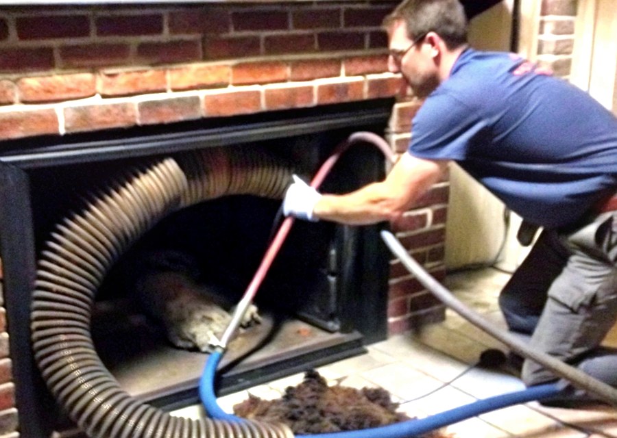 Fireplace and flue cleaning in Argyle, TX