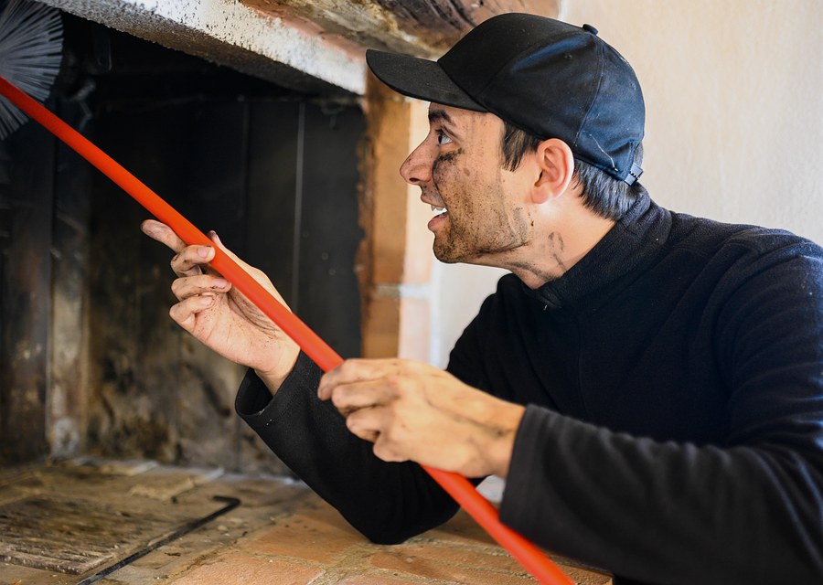 Fireplace and flue cleaning in Morrisville, PA