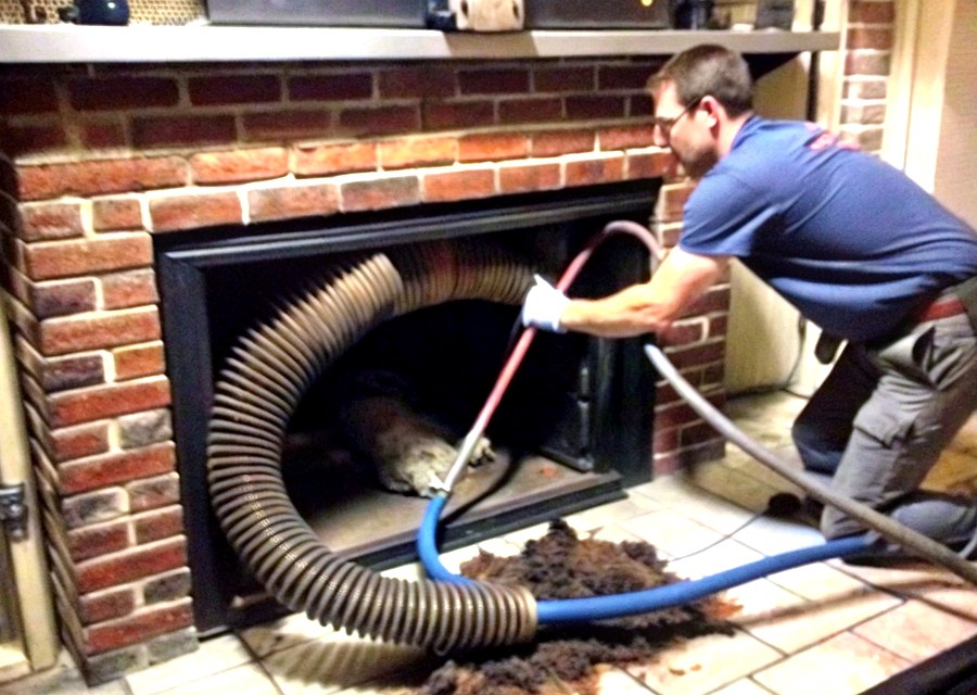 Fireplace and flue cleaning in Bertram, TX