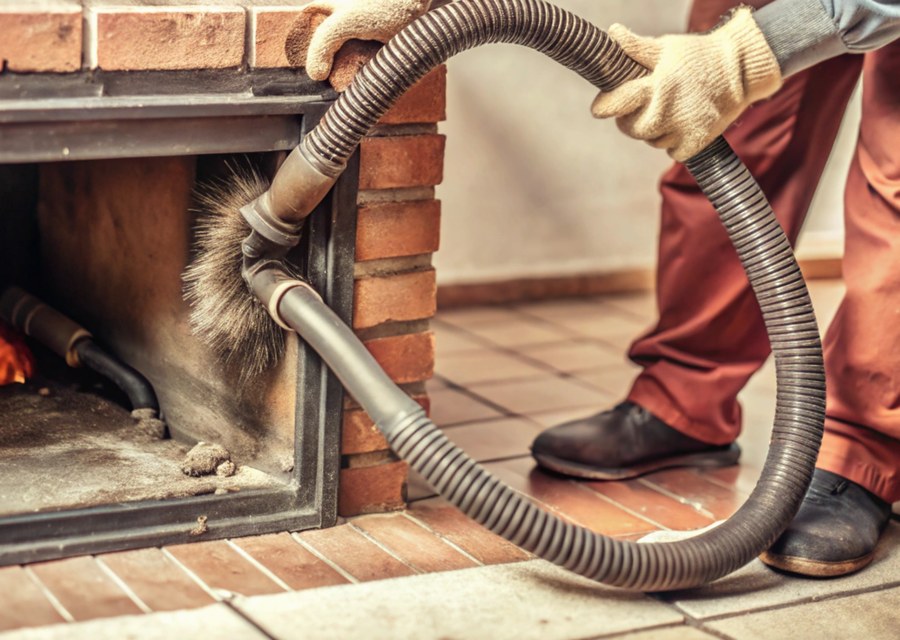 Fireplace and flue cleaning in Falls City, TX