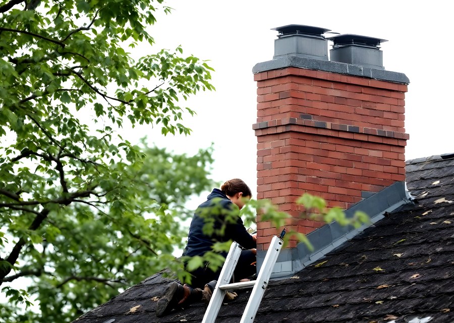 Fireplace and flue cleaning in Del Valle, TX