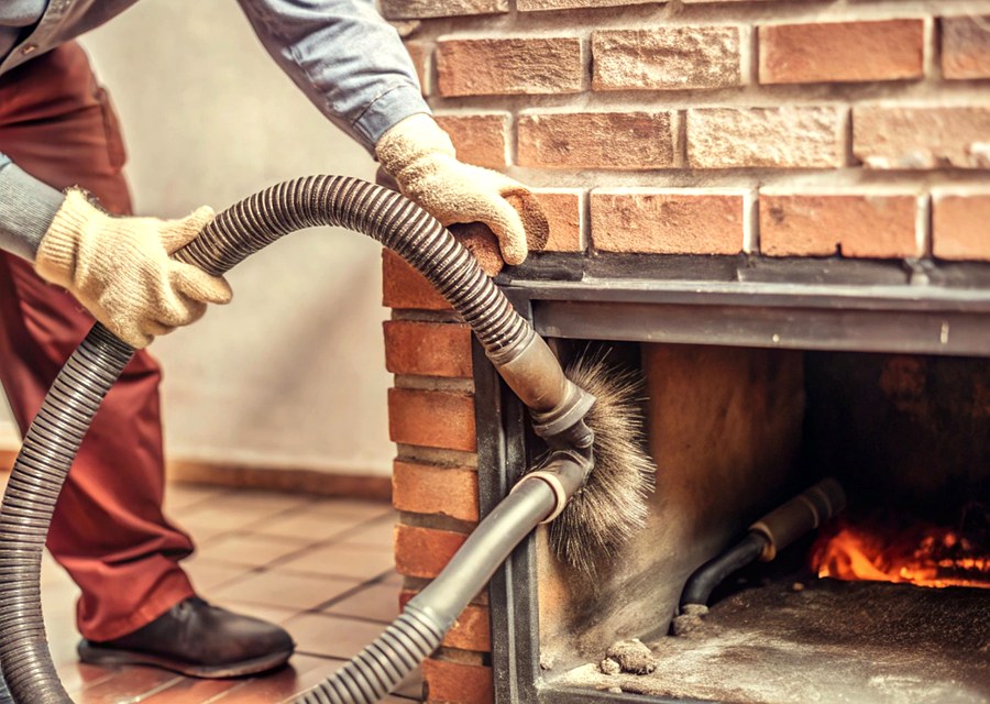 Fireplace and flue cleaning in Maypearl, TX
