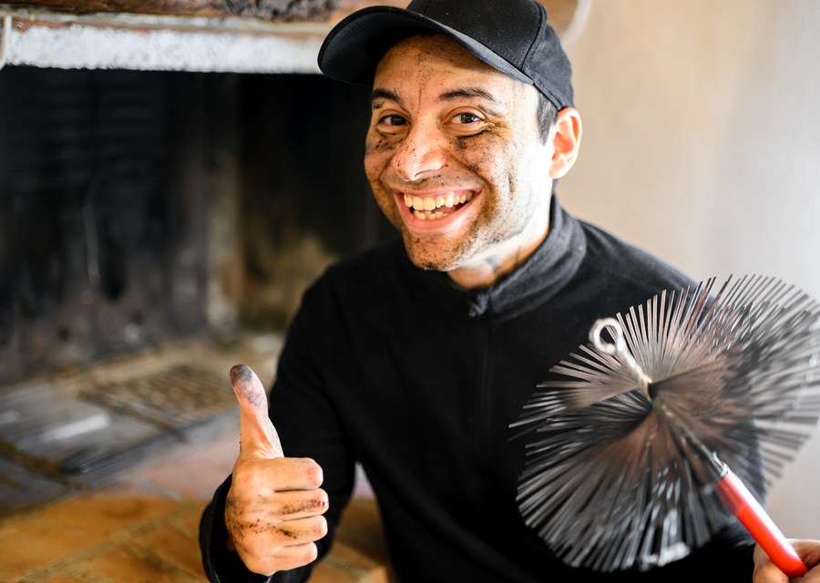 Fireplace and flue cleaning in Newtown, PA