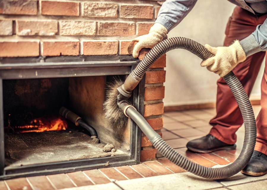 Fireplace and flue cleaning in Tomball, TX