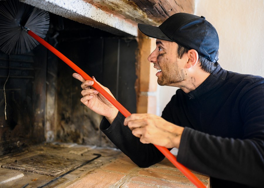 Fireplace and flue cleaning in San Antonio, TX