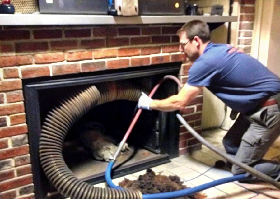 Fireplace and flue cleaning in McQueeney, TX
