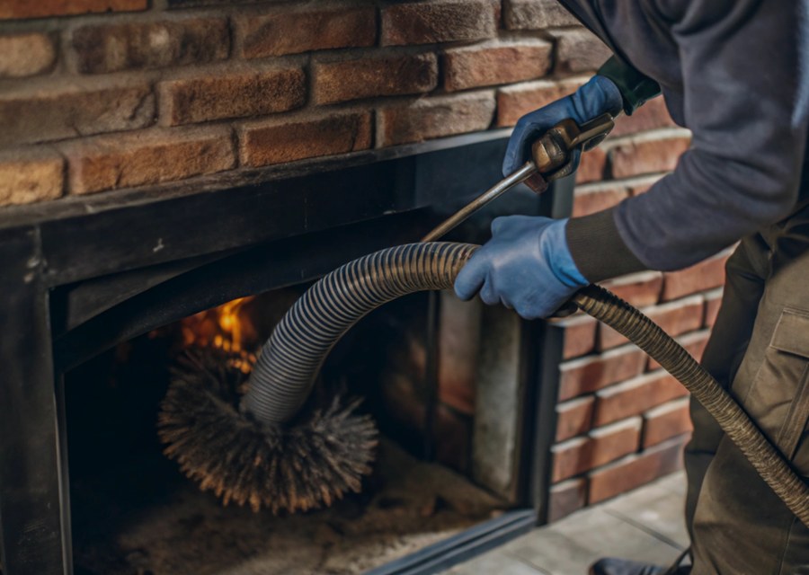 Fireplace and flue cleaning in Lower Southampton, PA