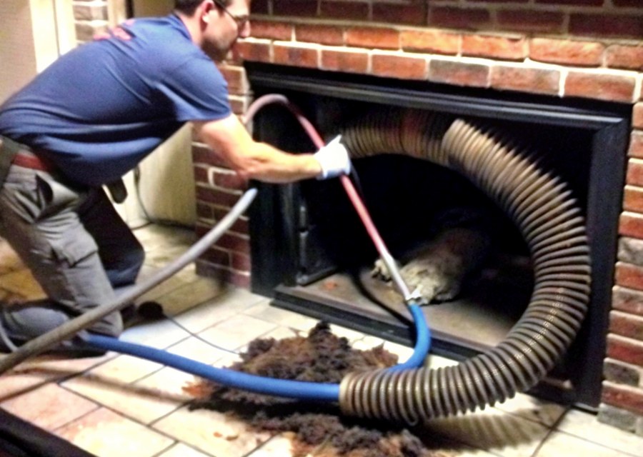 Fireplace and flue cleaning in West Tawakoni, TX