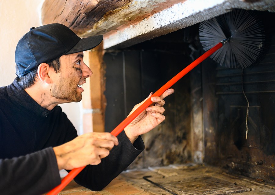 Fireplace and flue cleaning in Upper Makefield, PA