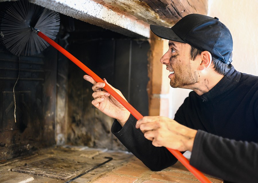 Fireplace and flue cleaning in Bristol, PA