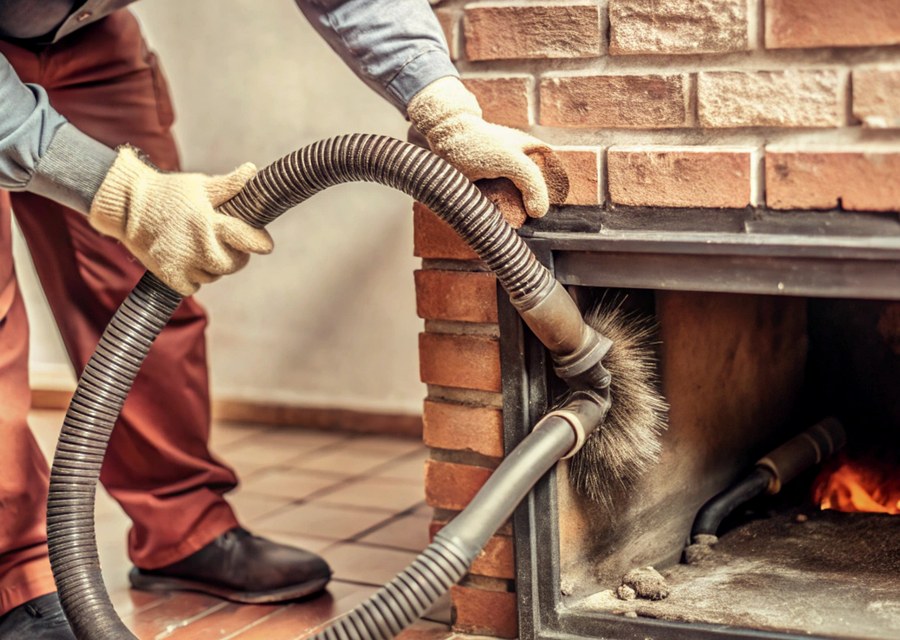 Fireplace and flue cleaning in Bastrop, TX