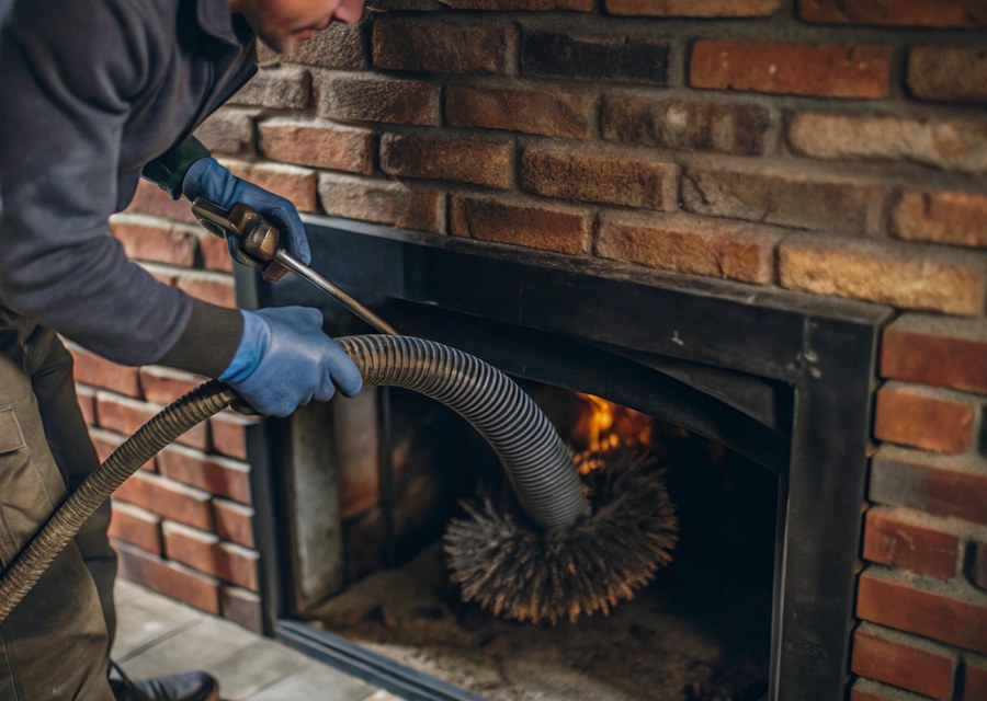 Fireplace and flue cleaning in Alvin, TX
