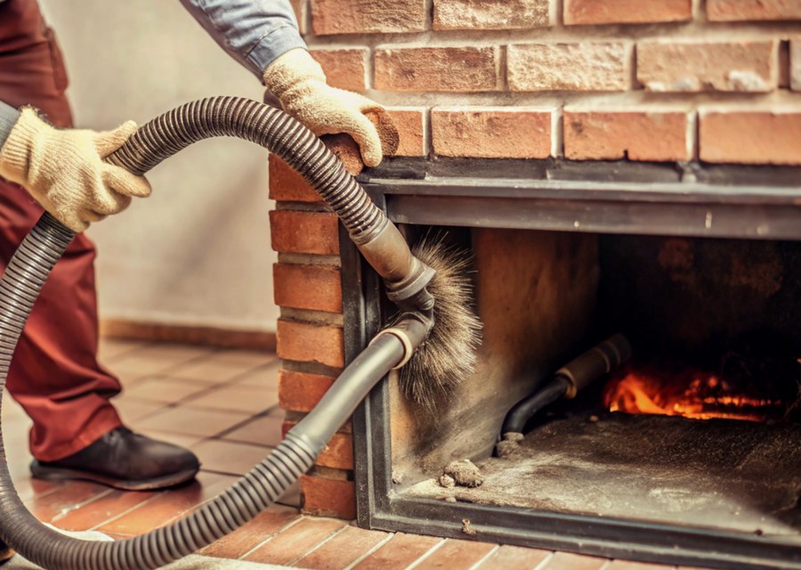 Fireplace and flue cleaning in Pearland, TX