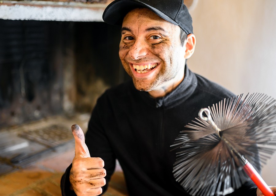 Fireplace and flue cleaning in Splendora, TX