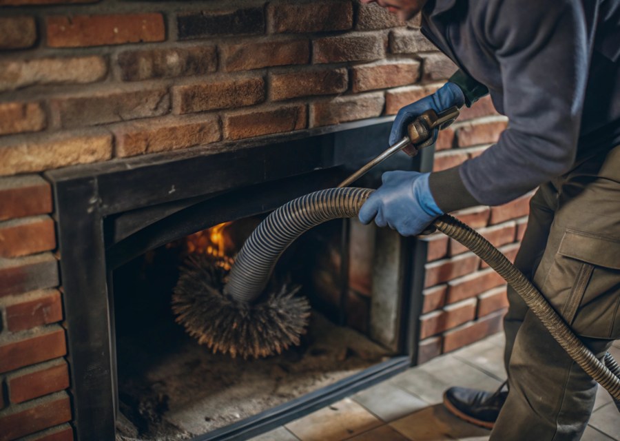 Fireplace and flue cleaning in Addison, TX
