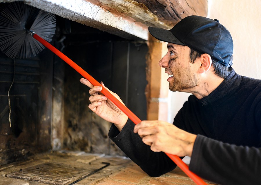 Fireplace and flue cleaning in Pleasanton, TX