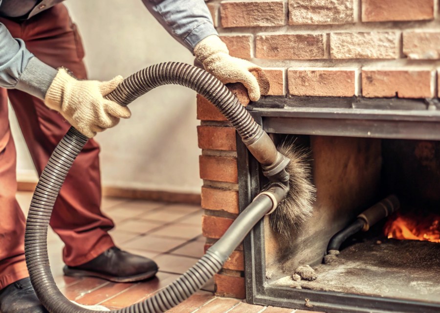 Fireplace and flue cleaning in Hutto, TX