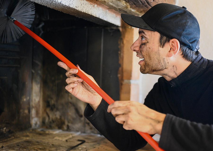 Fireplace and flue cleaning in Lancaster, TX