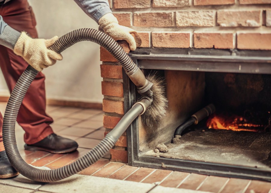 Fireplace and flue cleaning in Adkins, TX