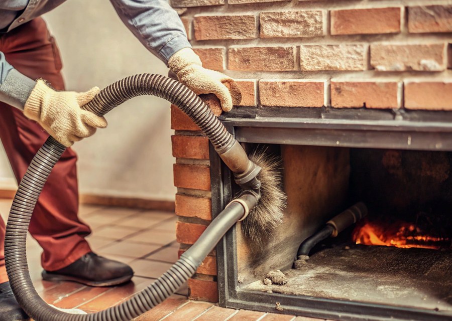 Fireplace and flue cleaning in Caddo Mills, TX