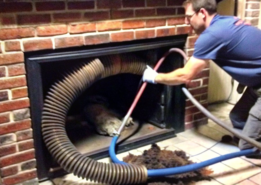 Fireplace and flue cleaning in Dudley, MA