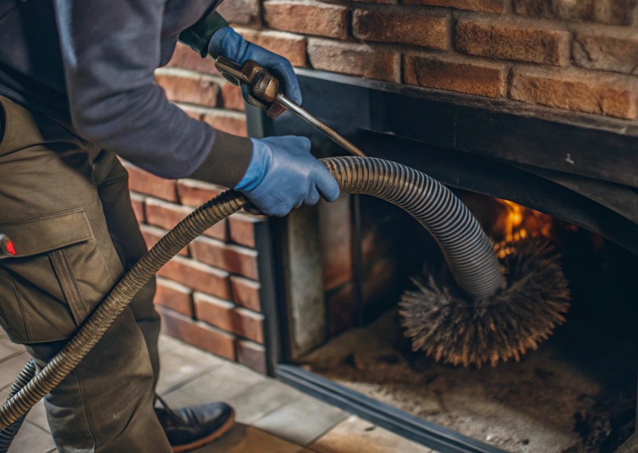 Fireplace and flue cleaning in Methuen, MA