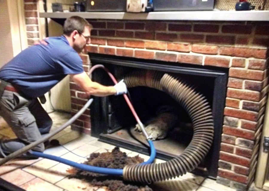 Fireplace and flue cleaning in Greenfield, MA