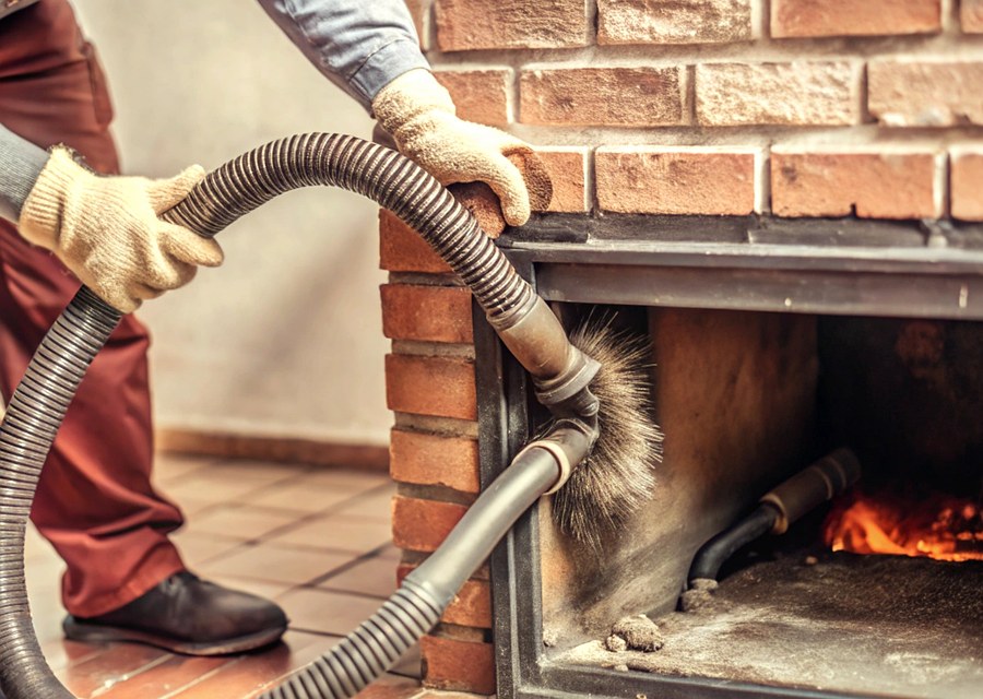 Fireplace and flue cleaning in Spicewood, TX
