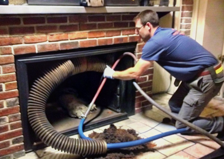 Fireplace and flue cleaning in Desoto, TX